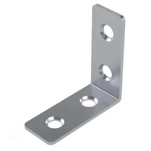 L Bracket - 40 x 40mm x 16mm - Zinc Plated Steel