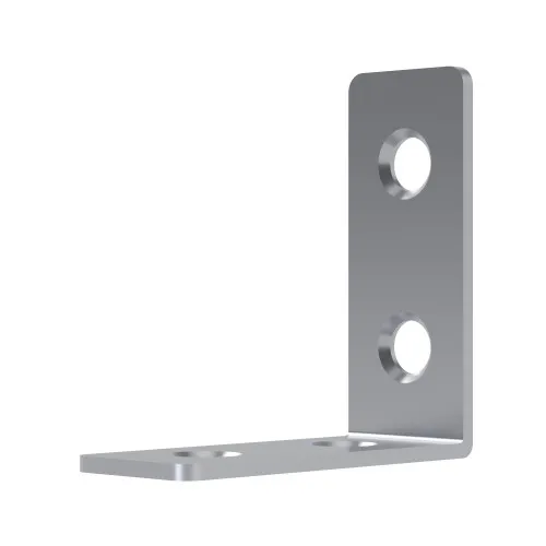 L Bracket - 40 x 40mm x 16mm - Zinc Plated Steel