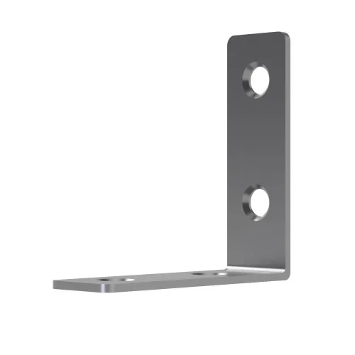 L Bracket - 50 x 50mm x 16mm - Zinc Plated Steel