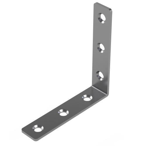 L Bracket - 75 x 75mm x 16mm - Zinc Plated Steel