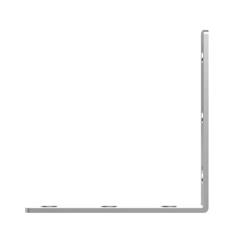 L Bracket - 75 x 75mm x 16mm - Zinc Plated Steel