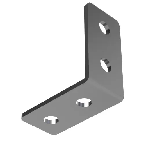 L Bracket - 32 x 32mm x 16mm - Zinc Plated Steel