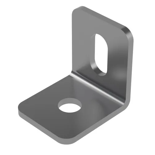 L Bracket - 15 x 15mm x 12.7mm - Zinc Plated Steel