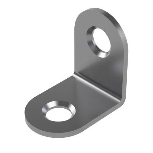 L Bracket - 18 x 18mm x 12.7mm - Zinc Plated Steel