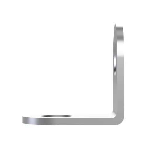 L Bracket - 18 x 18mm x 12.7mm - Zinc Plated Steel