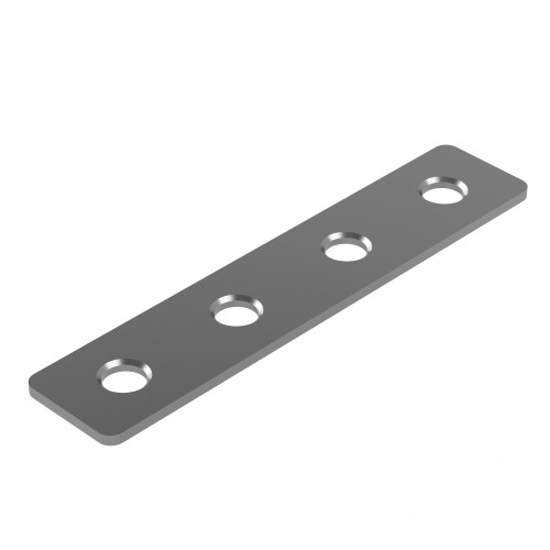 Flat Bracket - 77mm x 16mm - Zinc Plated Steel