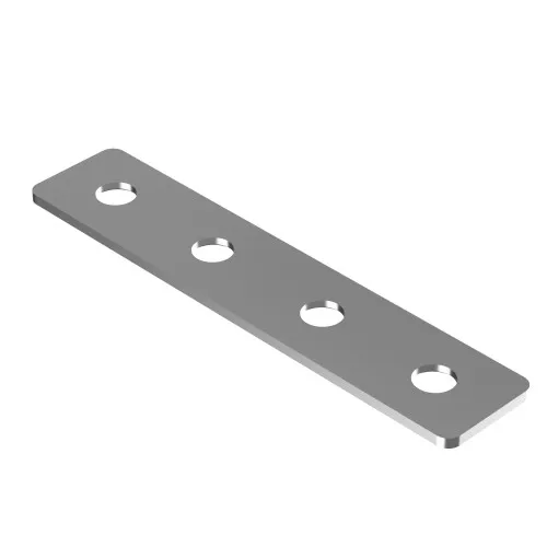 Flat Bracket - 77mm x 16mm - Zinc Plated Steel