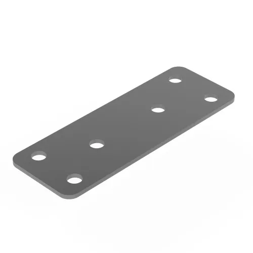 Flat Bracket - 100mm x 36mm - Zinc Plated Steel