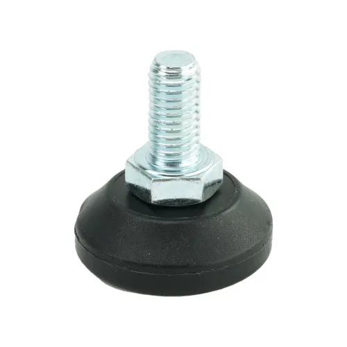 M8 x 16mm Articulating Foot - 30mm Base (400kg Load) | Polyethylene
