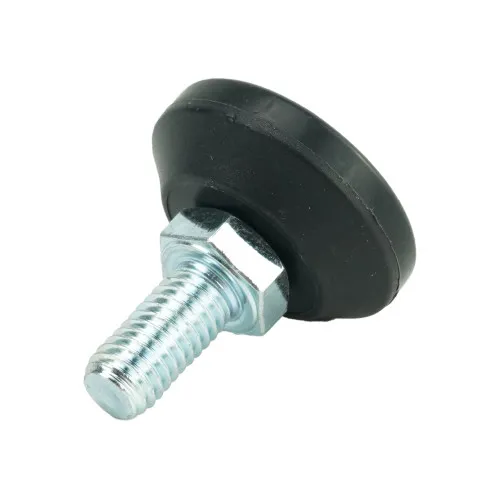M8 x 16mm Articulating Foot - 30mm Base (400kg Load) | Polyethylene