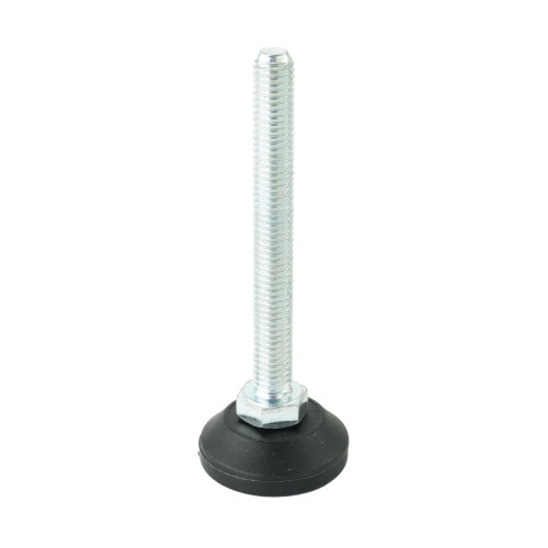 M8 x 70mm Swivel Foot - 30mm Base (400kg Load) | Polyethylene