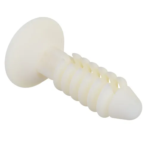 M4 x 12mm - Countersunk Push In Screw - Natural Nylon | Vital Parts