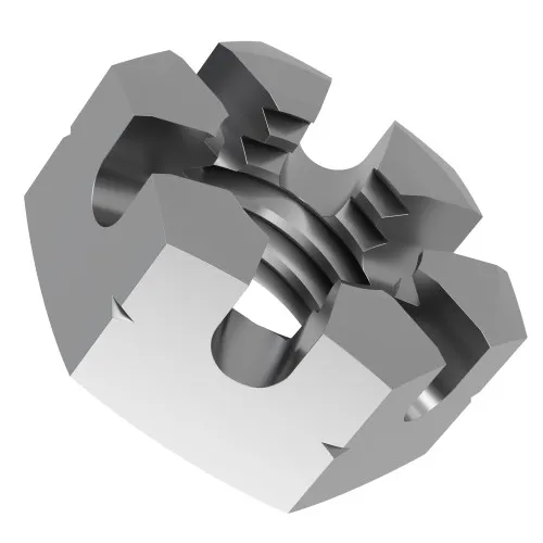 M6 Castle Nut (DIN 935) 2.0mm Slot Width | Marine Grade A4 Stainless Steel