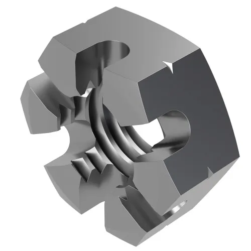M6 Castle Nut (DIN 935) 2.0mm Slot Width | Marine Grade A4 Stainless Steel