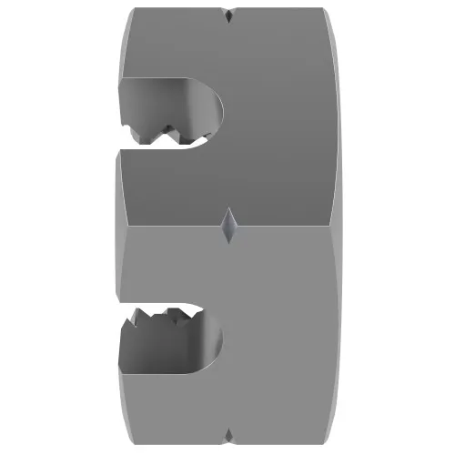 M8 Castle Nut (DIN 935) 2.5mm Slot Width | Marine Grade A4 Stainless Steel