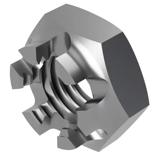 M20 Castle Nut (DIN 935) 4.5mm Slot Width | Marine Grade A4 Stainless Steel
