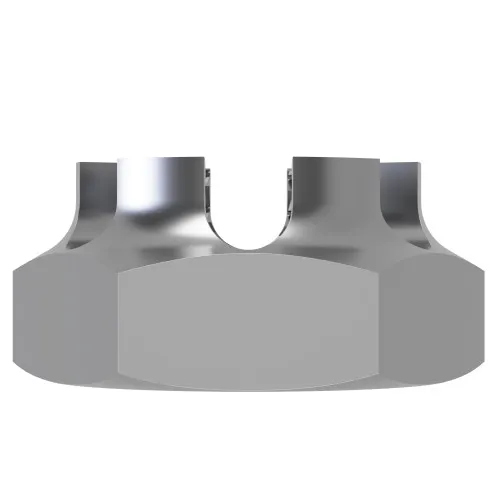 M22 Castle Nut (DIN 935) 5.5mm Slot Width | Marine Grade A4 Stainless Steel