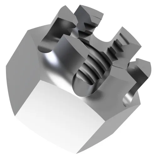 M27 Castle Nut (DIN 935) 5.5mm Slot Width | A2 Stainless Steel