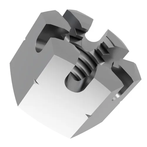 M6 Castle Nut (DIN 935) 2.0mm Slot Width | Marine Grade A4 Stainless Steel