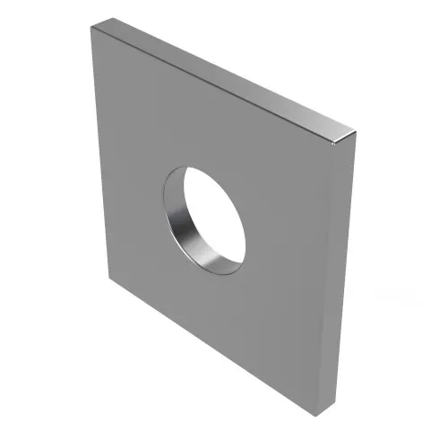 M24 (26.0mm) Plate Washer (80 x 80mm) DIN 436 | Marine Grade A4 Stainless Steel