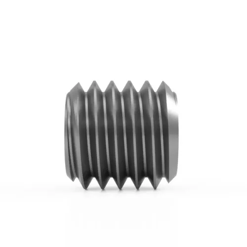 M12 x 30mm Socket Grub Screw - Flat Point (DIN 913) - Steel BZP | Vital Parts