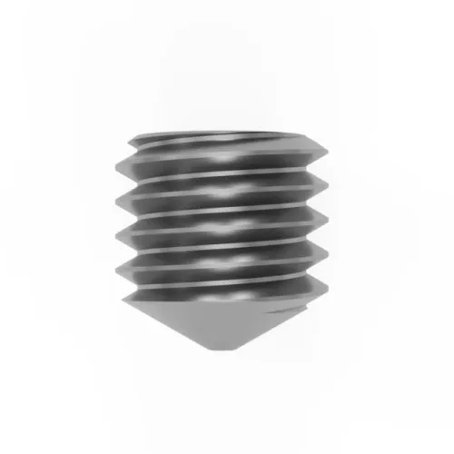 M4 x 20mm Socket Grub Screw - Cone Point (DIN 914) - Steel BZP | Vital Parts