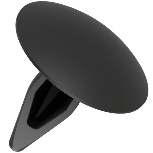 10.3mm Black Canoe Clip to Fit 3.4mm Hole | Nylon 