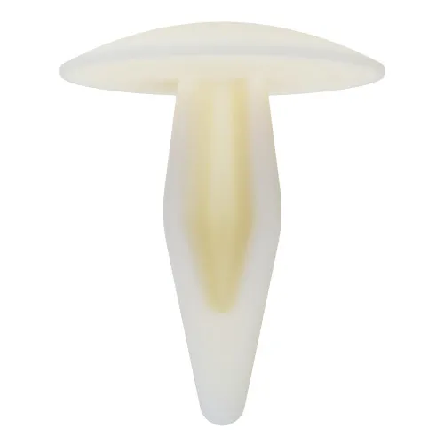 12.7mm Natural Canoe Clip to Fit 6.4mm Hole | Nylon 