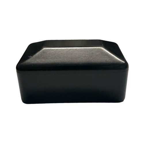 20mm x 80mm Rectangular (Black) Fence Cap | Vital Parts