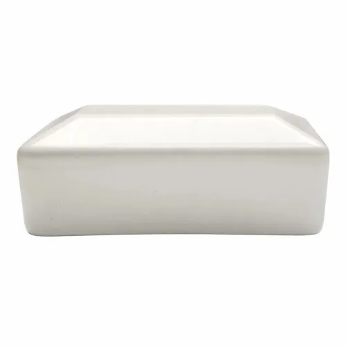 40mm x 80mm Rectangular (White) Fence Cap