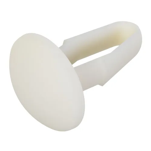 12mm Natural (Locking) Canoe Clip to Fit 6.4mm Hole - Nylon 