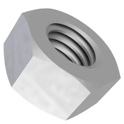 M6 Full Hex Nut DIN 934 - Class 8 Steel Galvanised | Vital Parts