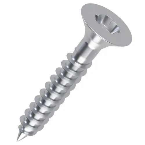 3.5mm x 19mm (PZ2) Sentinel® Countersunk Security Wood Screw (One Way) Steel BZP