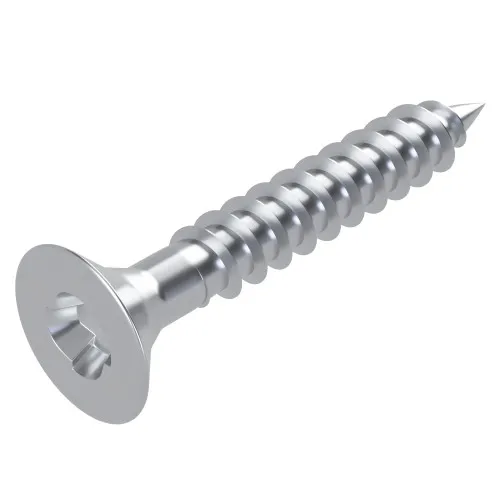 4.2mm x 32mm (PZ2) Sentinel® Countersunk Security Wood Screw (One Way) Steel BZP