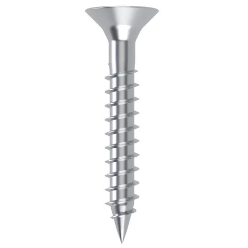 5.5mm x 50mm (PZ3) Sentinel® Countersunk Security Wood Screw (One Way) Steel BZP