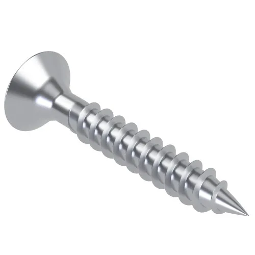 5.5mm x 50mm (PZ3) Sentinel® Countersunk Security Wood Screw (One Way) Steel BZP