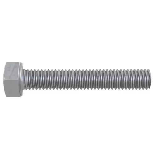 M10 x 80mm Set Screw - Hex Head (DIN 933) | 8.8 Steel Galvanised | Vital Parts