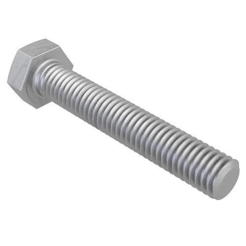 M10 x 90mm Set Screw - Hex Head (DIN 933) | 8.8 Steel Galvanised | Vital Parts