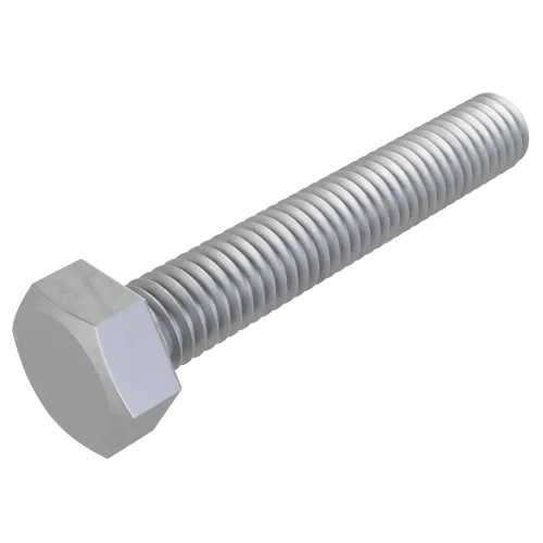 M12 x 90mm Set Screw - Hex Head (DIN 933) | 8.8 Steel Galvanised | Vital Parts
