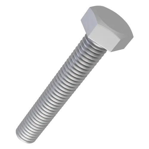 M16 x 45mm Set Screw - Hex Head (DIN 933) | 8.8 Steel Galvanised | Vital Parts
