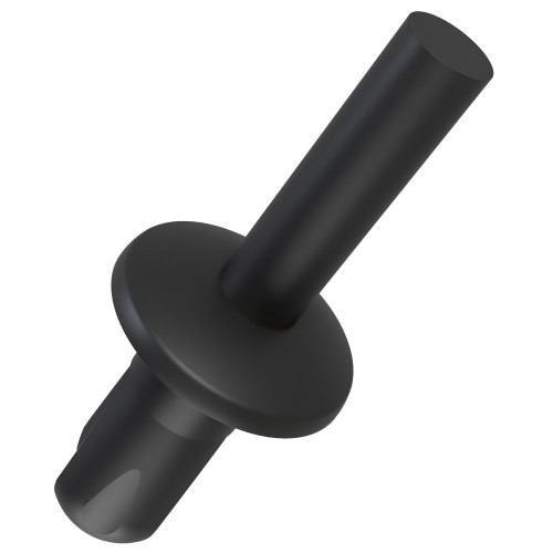 4.1mm (Push In) Blind Rivet (Black) 4.0-6.5mm Panel Thickness (8.1mm) Nylon