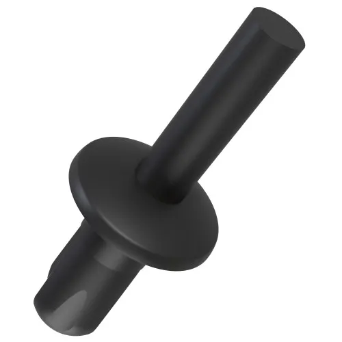 4.1mm (Push In) Blind Rivet (Black) 4.0-6.5mm Panel Thickness (8.1mm) Nylon