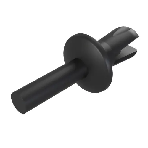 4.1mm (Push In) Blind Rivet (Black) 4.0-6.5mm Panel Thickness (8.1mm) Nylon