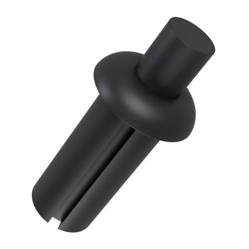 4.8mm (Push In) Blind Rivet (Black) 1.0-9.5mm Panel Thickness (10.7mm) Nylon