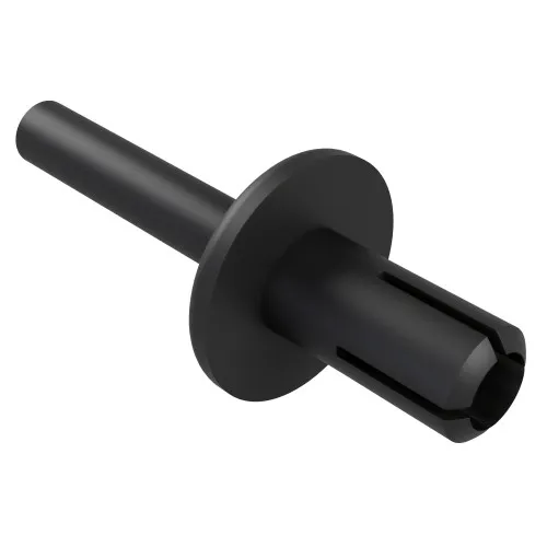 4.8mm (Push In) Blind Rivet (Black) 4.0-7.1mm Panel Thickness (9.5mm) Nylon