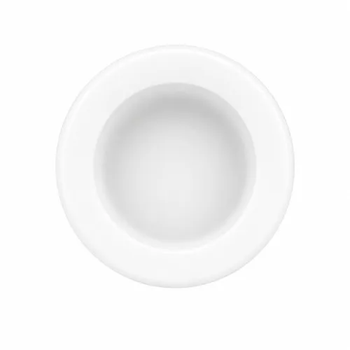 9.5mm x 12.7mm (Round) Plastic End Cap - White | PVC