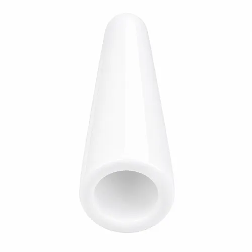 9.5mm x 12.7mm (Round) Plastic End Cap - White | PVC