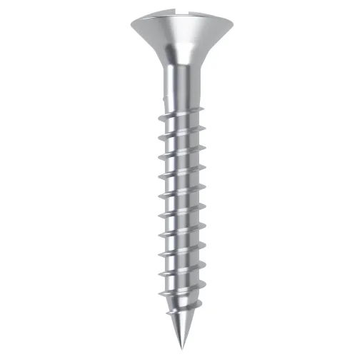 4.2mm x 25mm Security (Countersunk) Clutch Head Wood Screw (One Way) BZP Steel