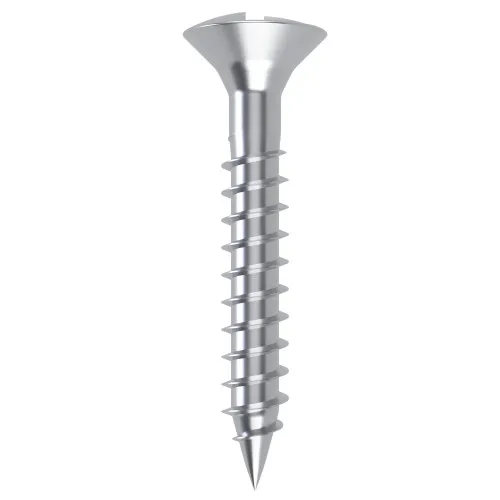 4.8mm x 32mm Security (Countersunk) Clutch Head Wood Screw (One Way) BZP Steel