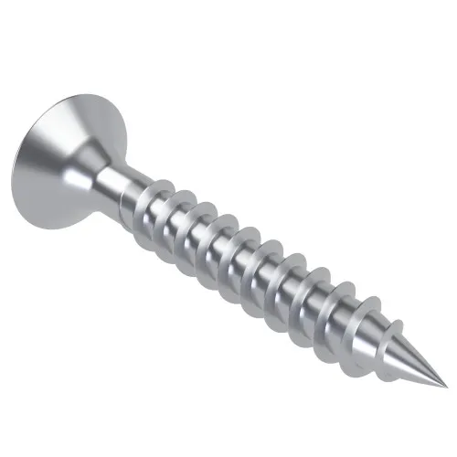 5.5mm x 38mm Security (Countersunk) Clutch Head Wood Screw (One Way) BZP Steel